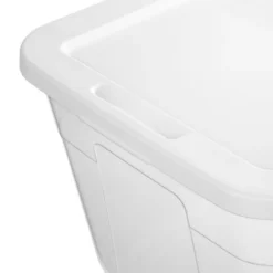 90qt Clear Storage Box White - Brightroom™ -Brightroom Sales Store GUEST 04f1928e 5ced 4221 a538 beee2679b6c5
