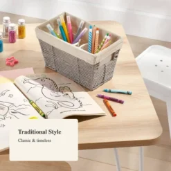 10.25" X 6" X 6" Small Woven Twisted Paper Rope Tapered Basket Gray - Brightroom™ 6 10.25" X 6" X 6" Small Woven Twisted Paper Rope Tapered Basket Gray - Brightroom™ -Brightroom Sales Store GUEST 064cb96f 909b 49df 9357 b890ce45562e