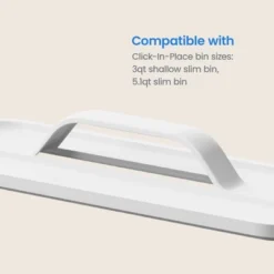 Click In Place Slim Lid With Handle For Plastic Storage Bins Home And Office Organization White- Brightroom™ 13 Click In Place Slim Lid With Handle For Plastic Storage Bins Home And Office Organization White- Brightroom™ -Brightroom Sales Store GUEST 06620b0b b5b6 4445 a4e3 15080544d32d