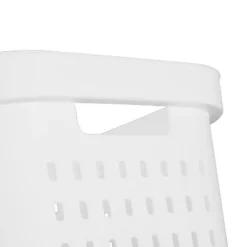 1.5bu Rectangle Modern Laundry Basket - Brightroom™: White Plastic Clothes Basket With Built-In Handles, Medium Size -Brightroom Sales Store GUEST 0abb0e97 6be7 47a0 87d4 f3a36f00292a