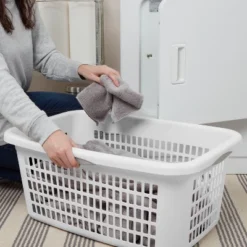 2bu Laundry Basket White - Brightroom™: Portable Plastic Clothes Organizer With Built-In Handles, 70.4L Capacity 9 2bu Laundry Basket White - Brightroom™: Portable Plastic Clothes Organizer With Built-In Handles, 70.4L Capacity -Brightroom Sales Store GUEST 0ccc29b5 59a8 42fc a4d1 56c41fc99ced
