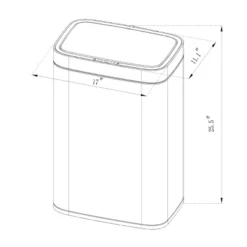 Motion Wastebasket With Liner - Brightroom™ -Brightroom Sales Store GUEST 0e7e13e3 1c51 4968 9797 f05398706d76