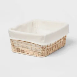 Tapered Woven Basket With Liner - Brightroom™ 7 Tapered Woven Basket With Liner - Brightroom™ -Brightroom Sales Store GUEST 0fb1f4e5 0222 49b3 bf2a 53282a25b189