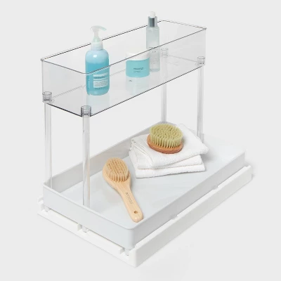 Long Gliding Tray With Bin Clear - Brightroom™ 3 Long Gliding Tray With Bin Clear - Brightroom™ - Image 3