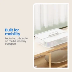 Click In Place Large Lid With Handle For Plastic Storage Bins For Home And Office Organization White - Brightroom™ -Brightroom Sales Store GUEST 18c59a94 1a10 4d8e 9723 d6887b704f77