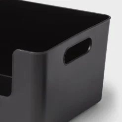 Large Plastic Open Face Pantry Bin Black - Brightroom™: Kitchen Cabinet Organizer, 13"x9.5"x6" Storage Solution 5 Large Plastic Open Face Pantry Bin Black - Brightroom™: Kitchen Cabinet Organizer, 13"x9.5"x6" Storage Solution -Brightroom Sales Store GUEST 1f6c6d71 2824 4402 a6ec aa351e7bb93d