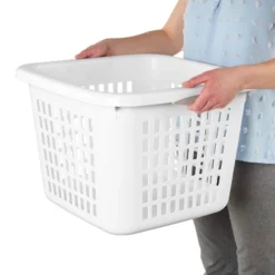 1.5bu Plastic Square Laundry Basket - Brightroom™: Medium White Clothes Hamper With Built-In Handles, Portable Storage 10 1.5bu Plastic Square Laundry Basket - Brightroom™: Medium White Clothes Hamper With Built-In Handles, Portable Storage -Brightroom Sales Store GUEST 22cb01ab c718 4b1c 9bea cf1d1c8b5b7e