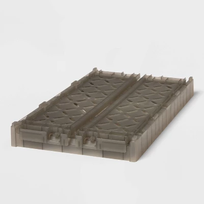 Small Foldable Crate Gray - Brightroom™ 2 Small Foldable Crate Gray - Brightroom™ - Image 2