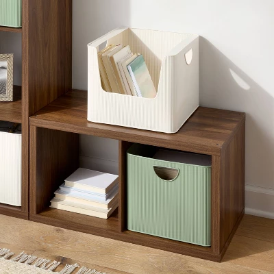 Metal Bin Large Green - Brightroom™ 1 Metal Bin Large Green - Brightroom™