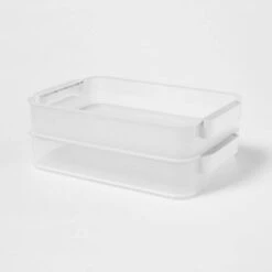 Click In Place 6.7qt Clear Shallow Plastic Storage Bin With White Latch For Home And Office Organization - Brightroom™ 11 Click In Place 6.7qt Clear Shallow Plastic Storage Bin With White Latch For Home And Office Organization - Brightroom™ -Brightroom Sales Store GUEST 26e19bcd f9a2 4375 87c1 9d243f92c9d4