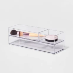 3 Bathroom Plastic Tray Beauty Organizer Set Clear - Brightroom™ -Brightroom Sales Store GUEST 28aee1c3 5eb3 439c 8ea4 2dbdc4bd6ddf