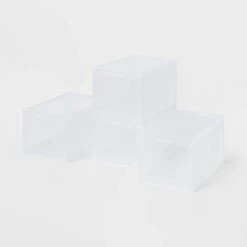Stackable Small Bin Front Opening Clear - Brightroom™: Transparent Utility Storage, Stackable, BPA-Free, 12 Volume Capacity -Brightroom Sales Store GUEST 29559c77 dcb5 4d53 a1b7 c974f4fe278e
