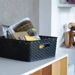 Y-Weave Medium Decorative Storage Basket - Brightroom™ -Brightroom Sales Store GUEST 2b6a76ce c525 47ec 8a81 4e6f9eb6a29d