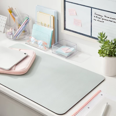 Non-Slip Rollup Desk Mat Green - Brightroom™ 1 Non-Slip Rollup Desk Mat Green - Brightroom™