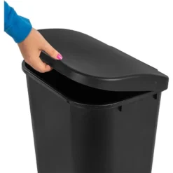 11.3gal Lift Top Waste Basket Black - Brightroom™: Kitchen Trash Can, Fingerprint-Resistant, Indoor Trash Bin 10 11.3gal Lift Top Waste Basket Black - Brightroom™: Kitchen Trash Can, Fingerprint-Resistant, Indoor Trash Bin -Brightroom Sales Store GUEST 374c1b5a 3969 4ece ae38 e552e3a34b9d