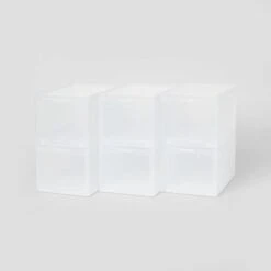 Small Stackable Bins Front Opening Clear Plastic - Brightroom™ 9 Small Stackable Bins Front Opening Clear Plastic - Brightroom™ -Brightroom Sales Store GUEST 3c949385 7473 4475 8c8a 9fa49d23bd71