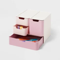 Modular Storage Drawer Set Pink - Brightroom™ 5 Modular Storage Drawer Set Pink - Brightroom™ -Brightroom Sales Store GUEST 426cf388 a3c0 4555 b9b4 7518b4037bbd