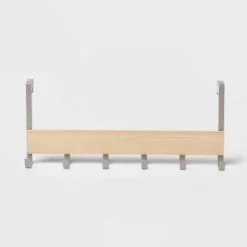 Large Over The Door Hook With Wood 6 Hooks - Brightroom™ 7 Large Over The Door Hook With Wood 6 Hooks - Brightroom™ -Brightroom Sales Store GUEST 427b723e 2d59 4066 b9a9 dd53d42e3056