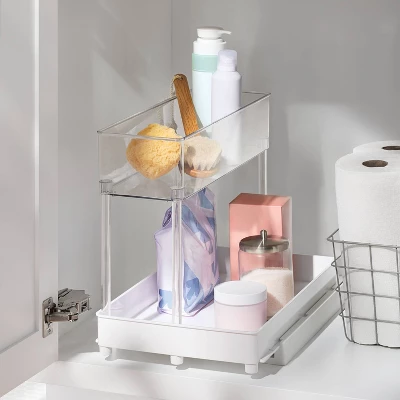 Long Gliding Tray With Bin Clear - Brightroom™ 1 Long Gliding Tray With Bin Clear - Brightroom™