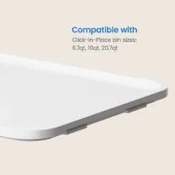 Click In Place Large Lid For Plastic Storage Bins For Home And Office Organization White - Brightroom™ 11 Click In Place Large Lid For Plastic Storage Bins For Home And Office Organization White - Brightroom™ -Brightroom Sales Store GUEST 519dba91 3966 4056 922d 3ce9208e44e8