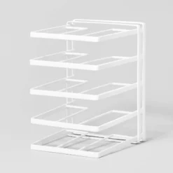 Wire Storage Pan Organizer White - Brightroom™: Iron Kitchen Cabinet & Pantry Organizer, 10" H X 13" D X 9" W -Brightroom Sales Store GUEST 57e5e1e6 5673 4d0a badd 42bef5b22714