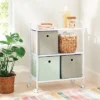 3 Shelf Wide Metal Storage Cart White - Brightroom™
