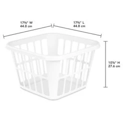 1.25bu Laundry Basket White - Brightroom™: Plastic Clothes Hamper With Built-In Handles, Medium Size, Portable Storage 9 1.25bu Laundry Basket White - Brightroom™: Plastic Clothes Hamper With Built-In Handles, Medium Size, Portable Storage -Brightroom Sales Store GUEST 653ac7f6 d736 44af 833f 9cb40511fa7e
