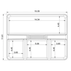 Divided Caddy Organizer White - Brightroom™: Utility Storage Cart, Polypropylene, Universal Storage, 1 Year Warranty 6 Divided Caddy Organizer White - Brightroom™: Utility Storage Cart, Polypropylene, Universal Storage, 1 Year Warranty -Brightroom Sales Store GUEST 6aed00fe 8773 4f98 8d25 376de547b50e