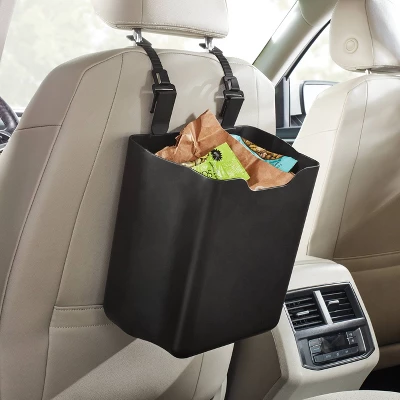 Trash Bin Medium - Brightroom™: Black Utility Storage Bin, 50% Recycled Plastic, 338.94 Volume, Hand Wash, 12" Height 1 Trash Bin Medium - Brightroom™: Black Utility Storage Bin, 50% Recycled Plastic, 338.94 Volume, Hand Wash, 12" Height