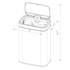 Motion Wastebasket With Liner - Brightroom™ -Brightroom Sales Store GUEST 7f75f16e 95a3 4cab a642 97207e054cc7