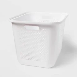 Large Decorative Plastic Bin With Cutout Handles - Brightroom™ -Brightroom Sales Store GUEST 8042b247 d9e2 4bbb b780 b457f7d708f4