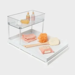 Large Gliding Tray With Bin Clear - Brightroom™ 5 Large Gliding Tray With Bin Clear - Brightroom™ -Brightroom Sales Store GUEST 80c2f4bb 03d6 405a ae80 8ebdbed27ebb