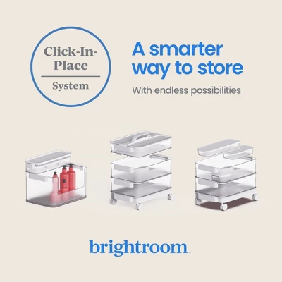 7pc Click In Place Rolling Storage Cart Kit Plastic Storage Home And Office Organization - Brightroom™ 10 7pc Click In Place Rolling Storage Cart Kit Plastic Storage Home And Office Organization - Brightroom™ - Image 10