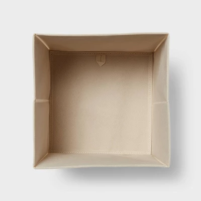 11" Fabric Bin 6pk - Natural - Brightroom™ 2 11" Fabric Bin 6pk - Natural - Brightroom™ - Image 2
