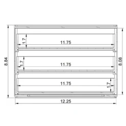 All Purpose 3 Drawer Storage Clear - Brightroom™ -Brightroom Sales Store GUEST 832698ca 3ff5 4af9 86b8 cac960d3fd13