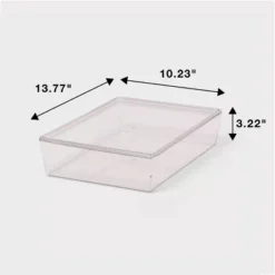 6L Stacking Clear Bin With Lid - Brightroom™: PET Material, Stackable Storage For Crafts & Cleaning Supplies 7 6L Stacking Clear Bin With Lid - Brightroom™: PET Material, Stackable Storage For Crafts & Cleaning Supplies -Brightroom Sales Store GUEST 83c1b48c 9969 4396 8a0e 3b3350431ffc