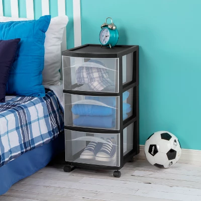 3 Drawer Medium Cart - Brightroom™ 4 3 Drawer Medium Cart - Brightroom™ - Image 4