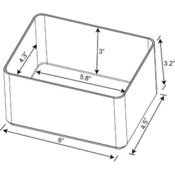 Medium Plastic Bathroom Tray - Brightroom™ -Brightroom Sales Store GUEST 9858e6ca 3f50 4503 905d d9e73a81720b