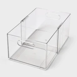 All Purpose Clear Expandable Bin Small - Brightroom™ 5 All Purpose Clear Expandable Bin Small - Brightroom™ -Brightroom Sales Store GUEST 9861b291 2bbd 4556 83a9 4a23135f5aab