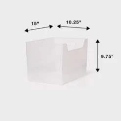 XL Multipurpose Storage Bin Clear - Brightroom™: Polypropylene Utility, 1499 Volume, 9.75" H, 15" W, 10.25" D 5 XL Multipurpose Storage Bin Clear - Brightroom™: Polypropylene Utility, 1499 Volume, 9.75" H, 15" W, 10.25" D -Brightroom Sales Store GUEST 9b2ee6c7 1f9b 4d9b 8f51 e3f0952399f9