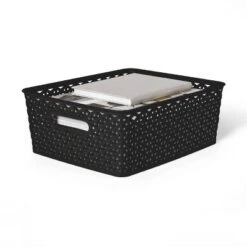 Y-Weave Medium Decorative Storage Basket - Brightroom™ -Brightroom Sales Store GUEST 9b86e551 fb44 4c61 a809 ebfad1092f68