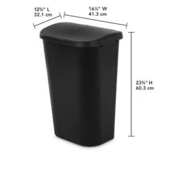 11.3gal Lift Top Waste Basket Black - Brightroom™: Kitchen Trash Can, Fingerprint-Resistant, Indoor Trash Bin 11 11.3gal Lift Top Waste Basket Black - Brightroom™: Kitchen Trash Can, Fingerprint-Resistant, Indoor Trash Bin -Brightroom Sales Store GUEST 9db165a7 0493 4c4c b089 67dac64661c4