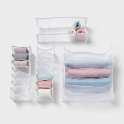Mesh Drawer Organizer Inserts 4pk - Brightroom™ 5 Mesh Drawer Organizer Inserts 4pk - Brightroom™ -Brightroom Sales Store GUEST a9241538 50f3 482b 8d66 993a646b83f5