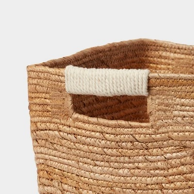 Woven Rectangular Banana Sewing Basket - Brightroom™ 2 Woven Rectangular Banana Sewing Basket - Brightroom™ - Image 2