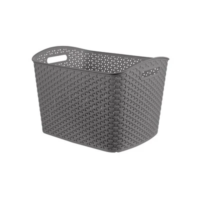 Y-Weave XL Curved Decorative Storage Basket - Brightroom™ 8 Y-Weave XL Curved Decorative Storage Basket - Brightroom™ - Image 8