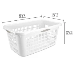 2bu Laundry Basket White - Brightroom™: Portable Plastic Clothes Organizer With Built-In Handles, 70.4L Capacity 13 2bu Laundry Basket White - Brightroom™: Portable Plastic Clothes Organizer With Built-In Handles, 70.4L Capacity -Brightroom Sales Store GUEST ad9a4029 8eeb 4415 917e 8ca17aa00af2