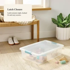 32qt Clear Storage Bin With Latches - Brightroom™ 5 32qt Clear Storage Bin With Latches - Brightroom™ -Brightroom Sales Store GUEST b8587399 4647 4e57 913b 4c32b806bdb6