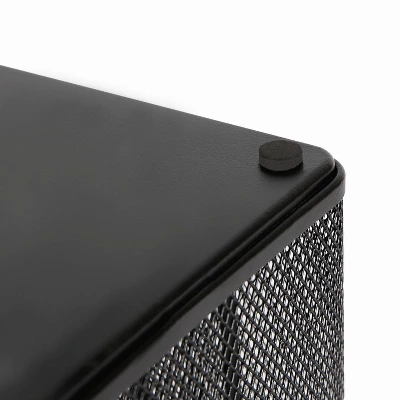 Mesh Medium Desktop Organizer Black - Brightroom™ 3 Mesh Medium Desktop Organizer Black - Brightroom™ - Image 3