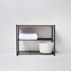 3 Tier Shoe Rack Black Metal With Natural Wood - Brightroom™ 13 3 Tier Shoe Rack Black Metal With Natural Wood - Brightroom™ -Brightroom Sales Store GUEST c136b996 a47b 4cd3 9536 a26df1deb6a1