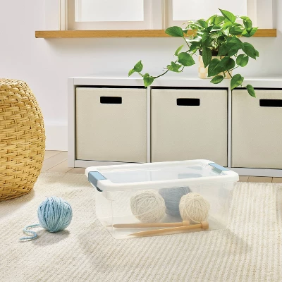 15qt Storage Bin With Latches - Brightroom™ 1 15qt Storage Bin With Latches - Brightroom™